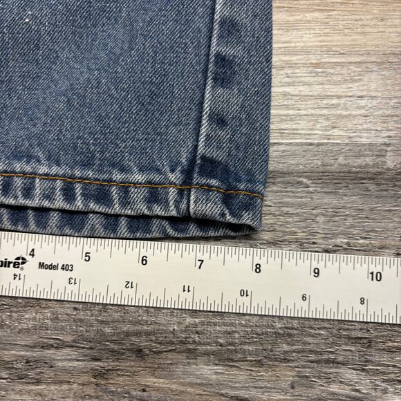 Vintage Y2k Levis 505 Bue Mens 36x29 Red Tab Regular‎ Straight Leg Denim Jeans - Picture 12 of 12